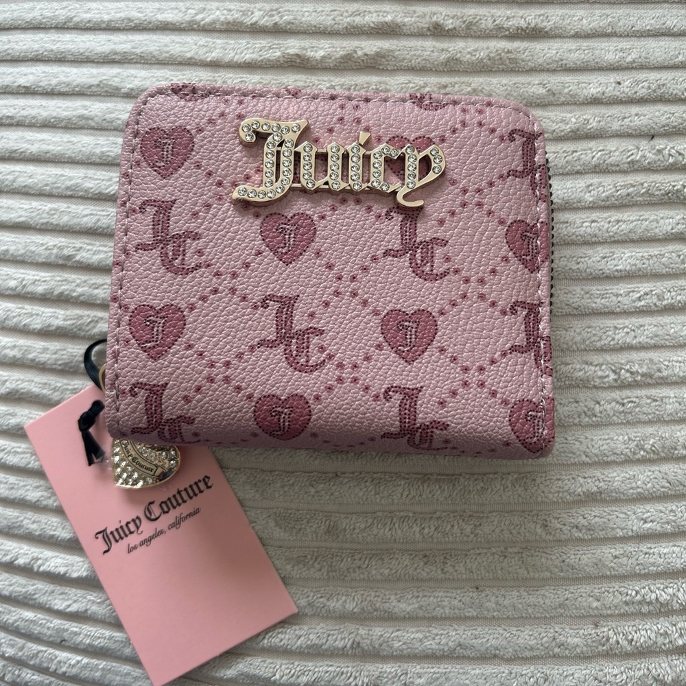 Juicy Couture “Juicy Forever” Zip Around Wallet - Dusty Blush.